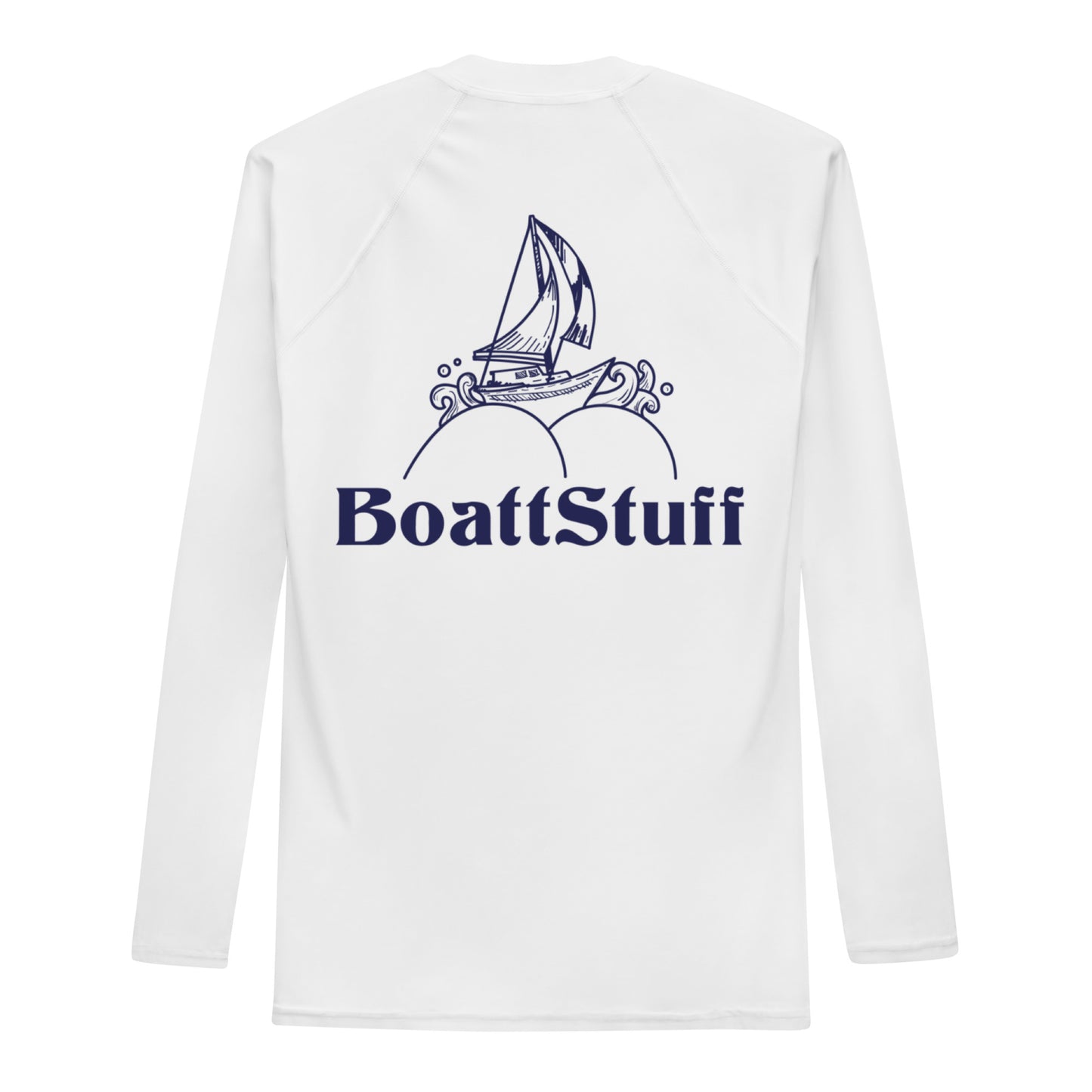 Men's Rash Guard - Navy Logo