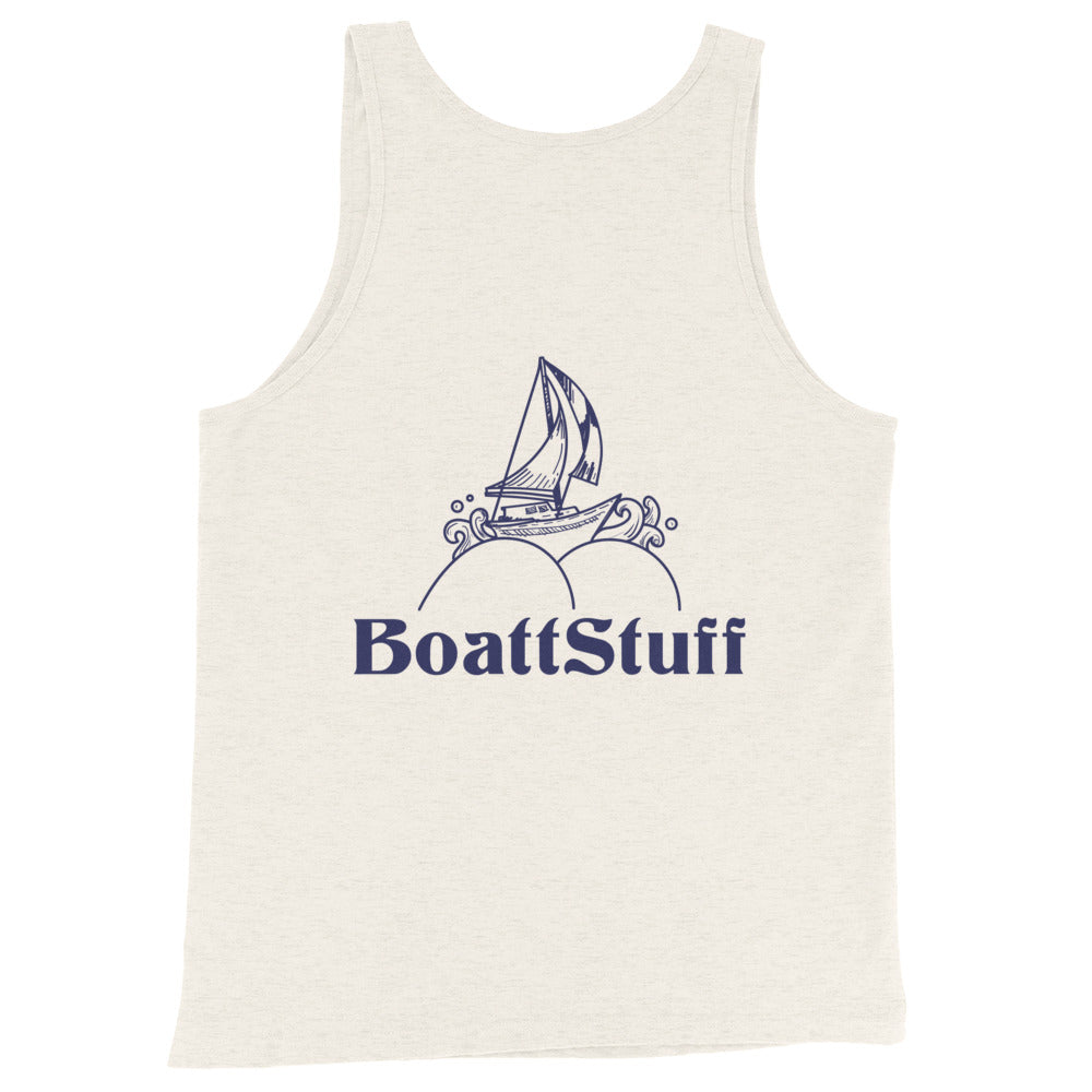 Men's Tank - Navy Logo