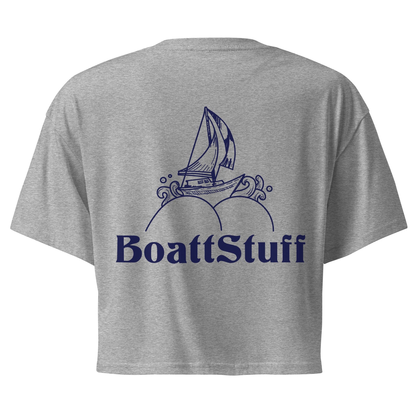 Women’s Crop - Navy Logo (3 color options)