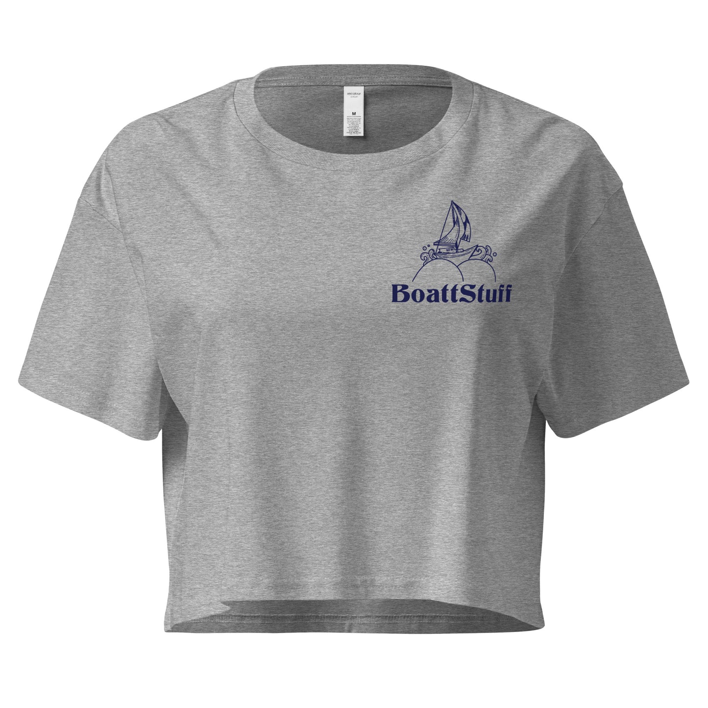 Women’s Crop - Navy Logo (3 color options)