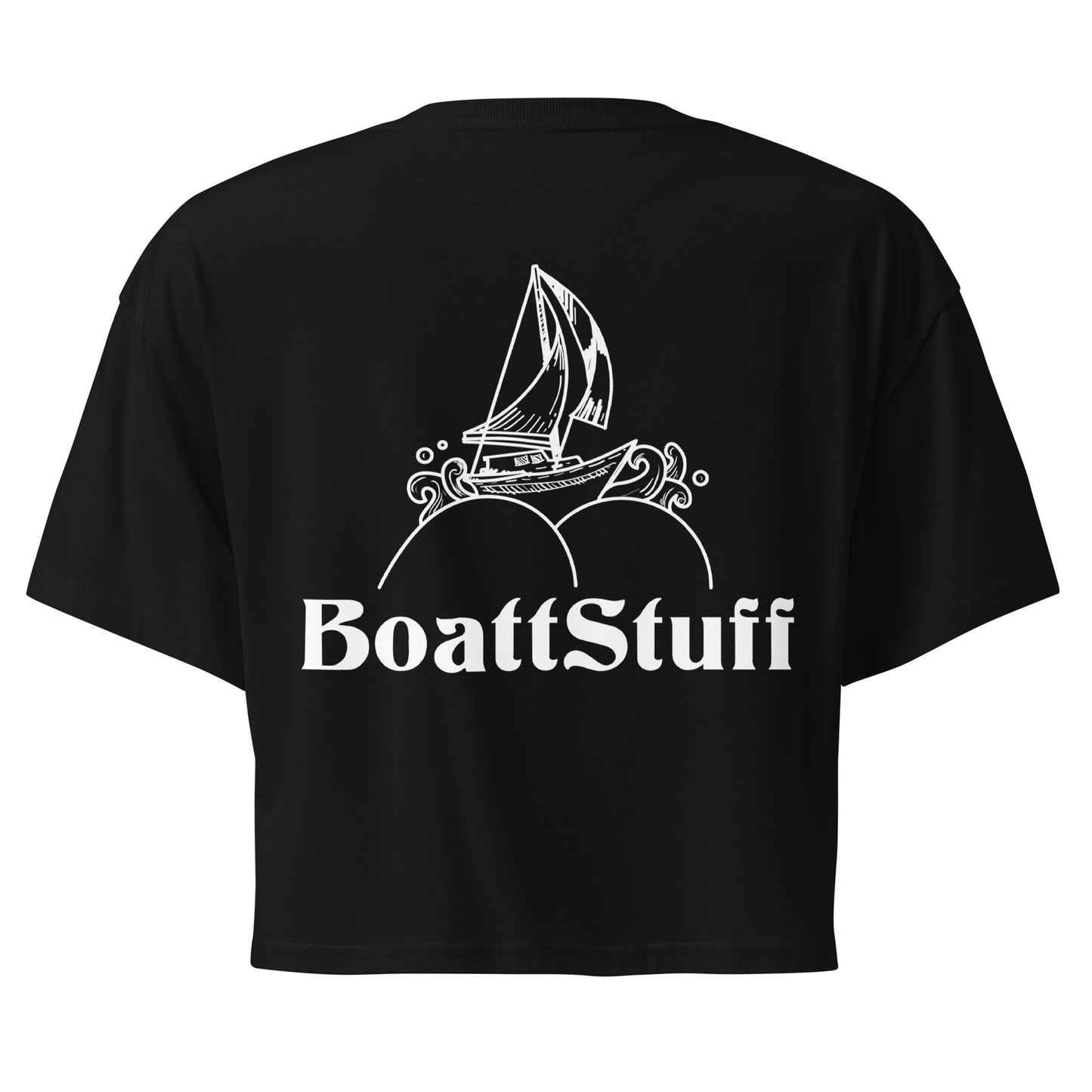 Women’s Crop - White Logo