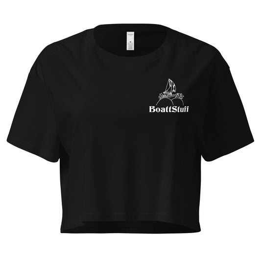 Women’s Crop - White Logo