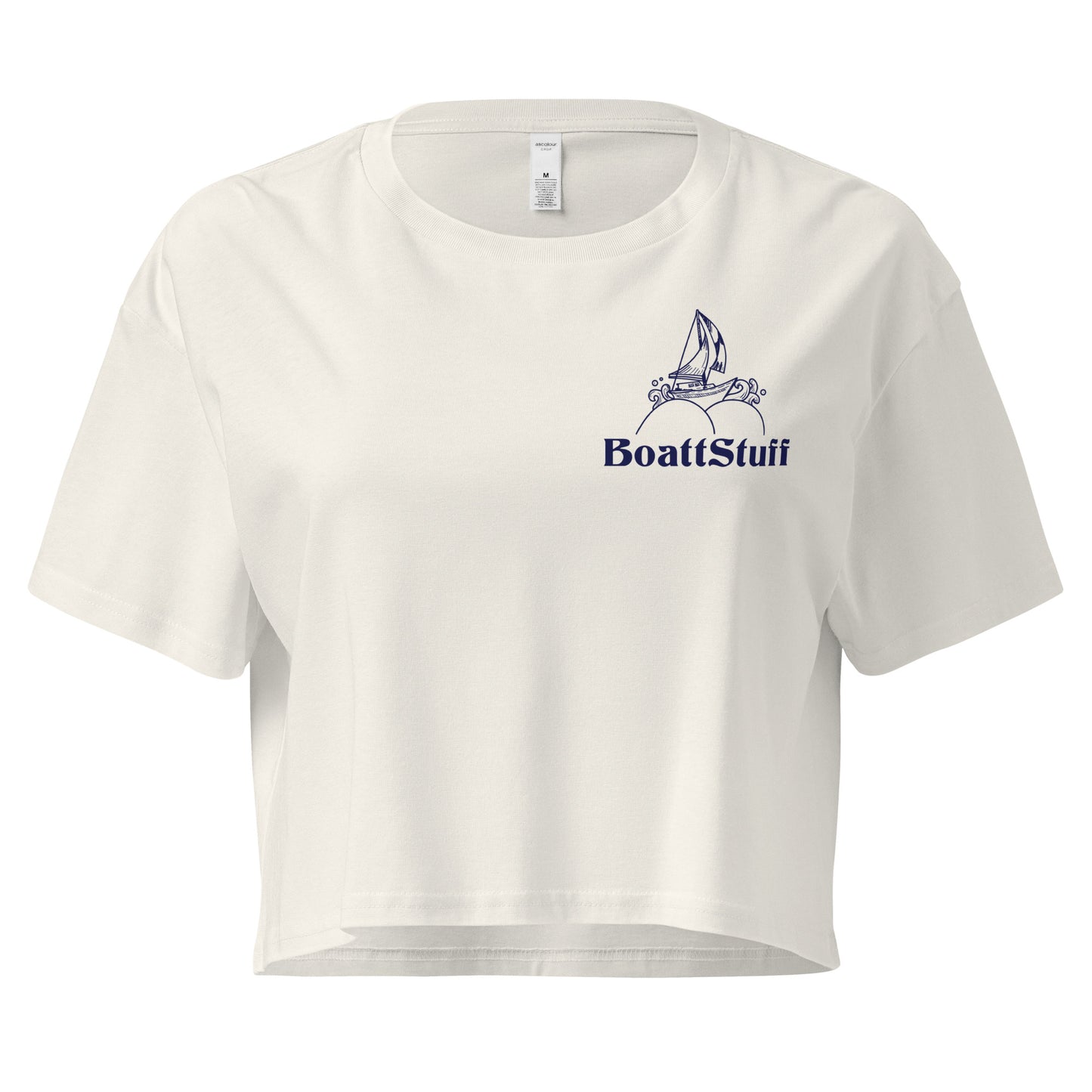 Women’s Crop - Navy Logo (3 color options)