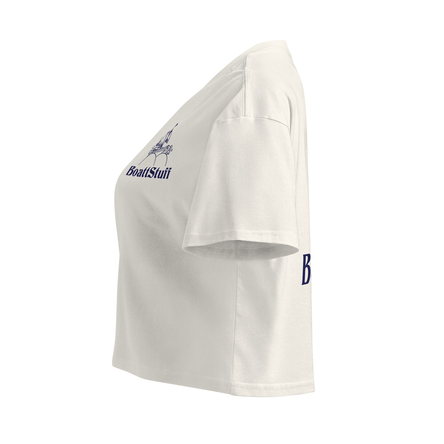 Women’s Crop - Navy Logo (3 color options)