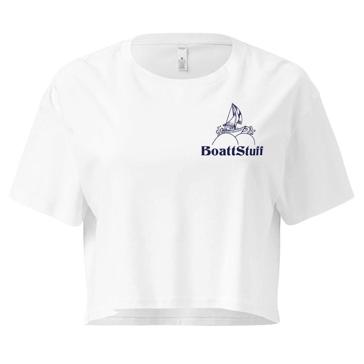 Women’s Crop - Navy Logo (3 color options)